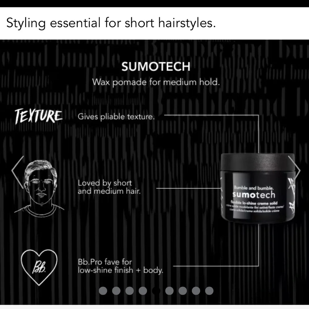 Bumble & Bumble Sumotech Flexible Hold Cream Solid 7 ml Travel